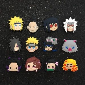 ♡♡3/$15 - Set of 12pcs Demon Naruto Mix Shoe Charms